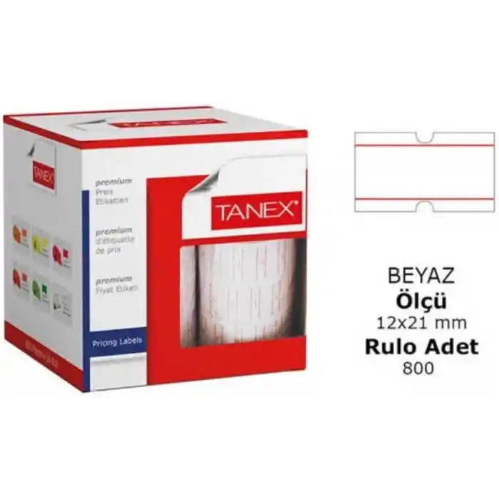 Fiyat Etiket Makinası Yedek Etiketi 6 Rulo