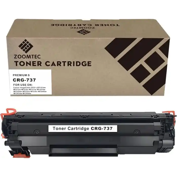 CRG-737 CRG 737 Toner Kartuşu Canon ImageClass D570 LBP151dw MF212w MF216n MF217w MF227dw MF229dw MF232w MF236n MF244dw MF247dw MF249dw Yazıcı için Uyumlu (1 x siyah)