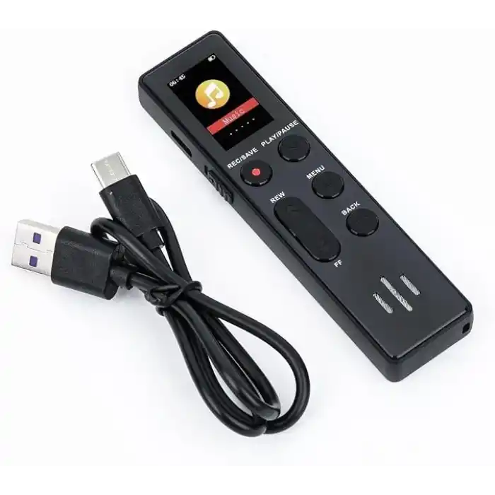 Kingboss Led Ekranlı KB-95 64 GB Ses Kayıt Cihazı,35 Saat Kesintisiz Kayıt, Ses Sensörlü