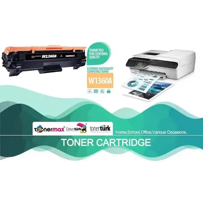 TonerMAX® Hp Uyumlu Tonermax LaserJet M211d Muadil Toner - Çipli / W1360A / 136A / Hp Uyumlu Tonermax ile Uyumlu