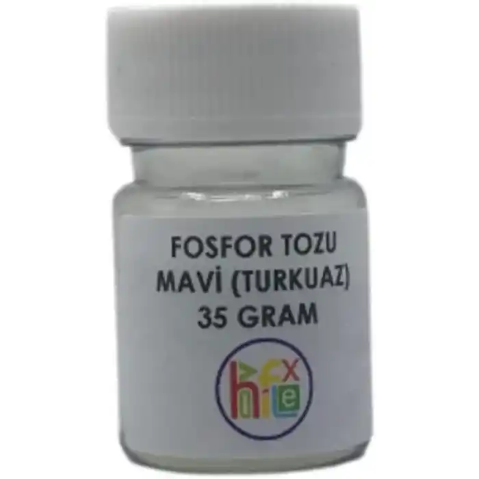 EPOKSİ FOSFOR TOZU MAVİ KARANLIKTA PARLAYAN FOSFOR 35 GR