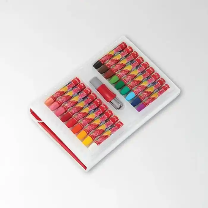 Faber-Castell Çantalı Pastel Boya, 18 Renk, Yumuşak ve Canlı Renkler, Etkili Uygulama, Taşınabilir Plastik Çanta, Eğitici ve Sanatsal Kullanım İçin