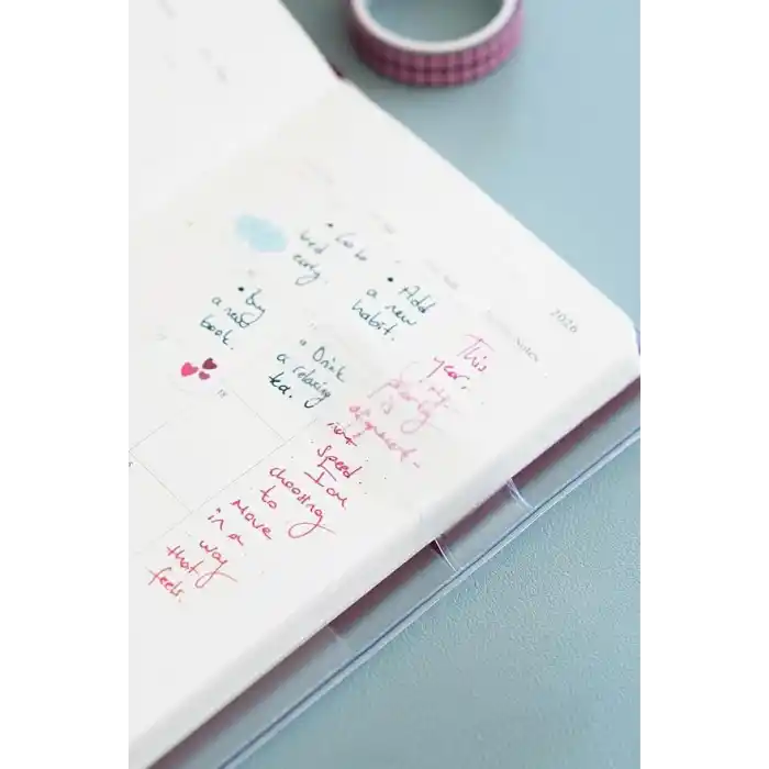 Matt Notebook 9x17 cm Ciltli Ajanda Defter Şeffaf Koruma Kılıfı