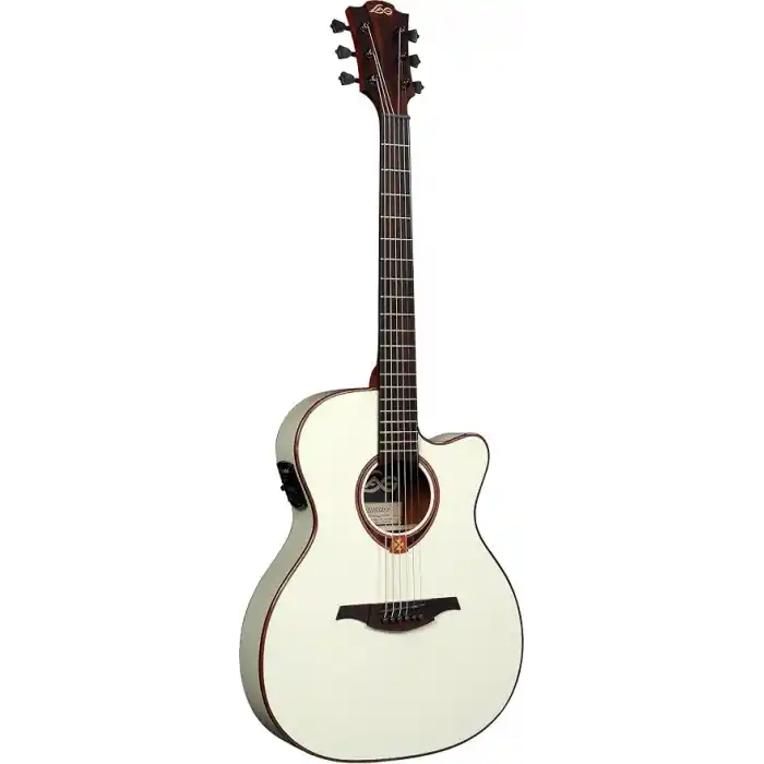 Lag T118ASCE-IVO Tramontane Auditorium Slim Cut Ivory Elektro Akustik Gitar