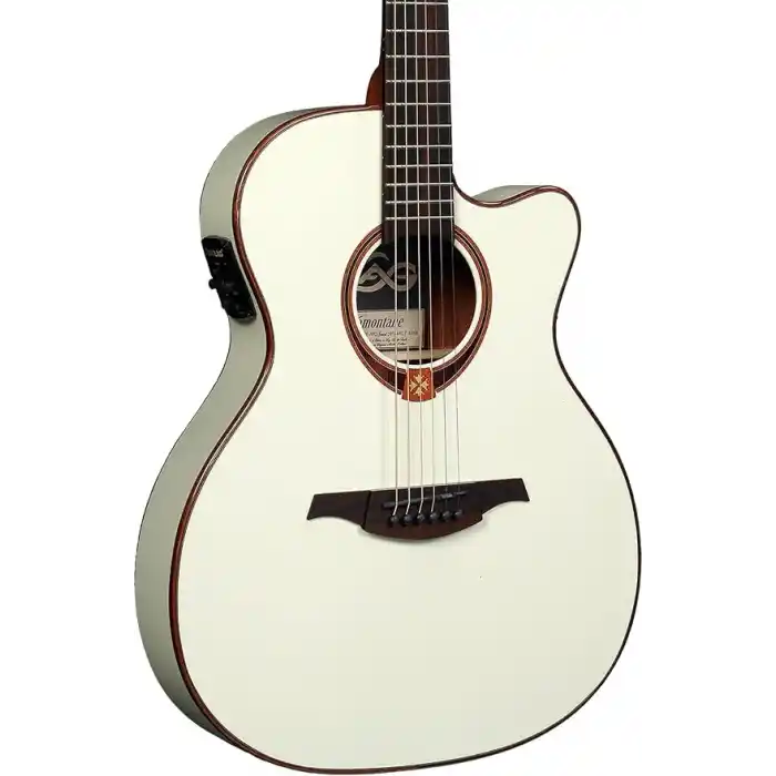 Lag T118ASCE-IVO Tramontane Auditorium Slim Cut Ivory Elektro Akustik Gitar