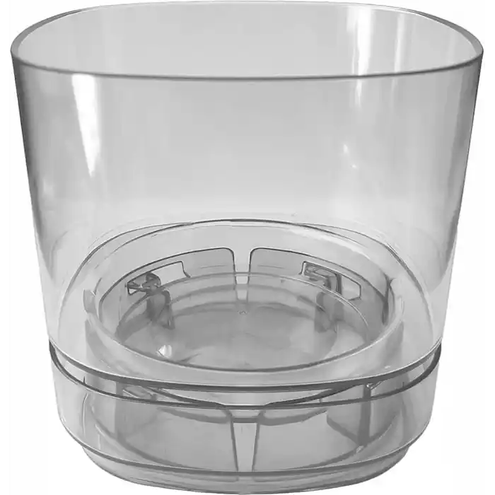 Pera Orkide Saksı (Gri, 2.3 Litre)