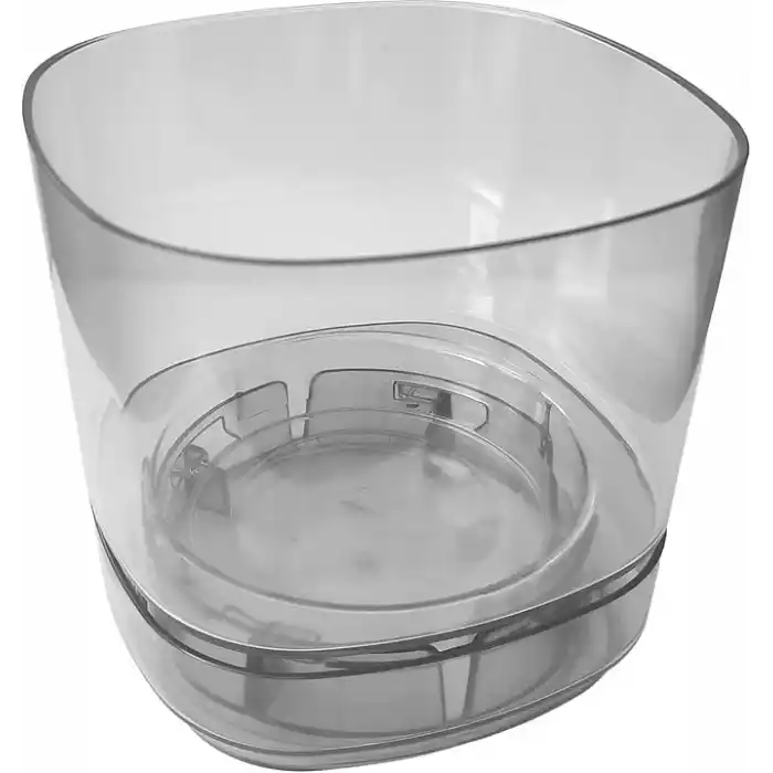 Pera Orkide Saksı (Gri, 2.3 Litre)
