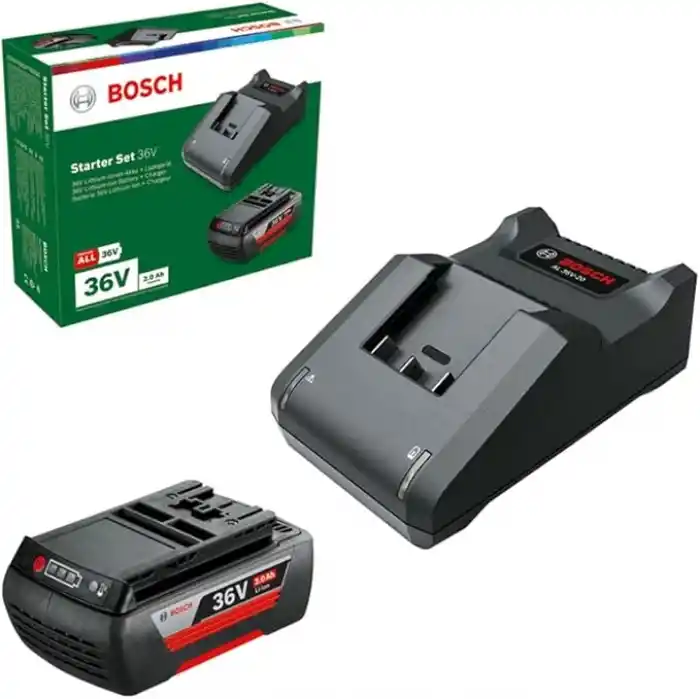 Bosch Home And Garden 36 Volt Akü Başlangıç Seti (1 Akü 36 V 2.0 Ah, Şarj Cihazı Al 36V-20, Karton Pakette)