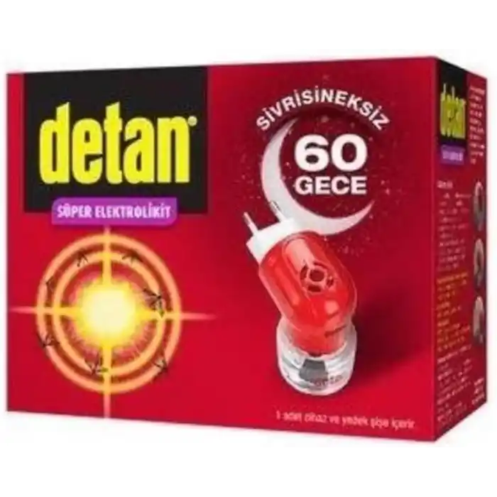 Detan 60 Gece Elektrolikit Cihaz + Yedek
