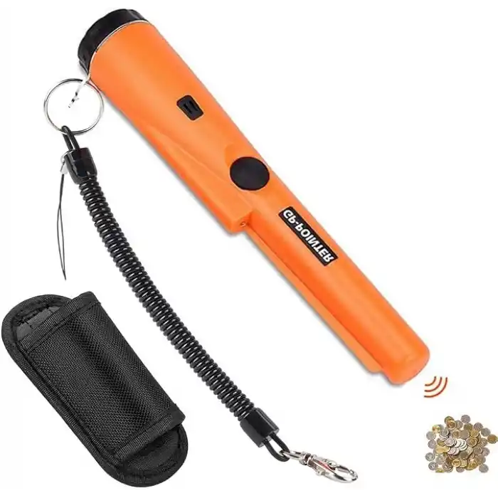 WingFly Metal Dedektörü Pinpointer Taşınabilir Metal Dedektörü IP66 Su Geçirmez Metal PinPointer Metal Dedektörü Junior Yüksek Hassas 360° Tarama Altın Paralar Metal Dedektörü Altın Para Avı Relics Takı için Metal Dedektörü