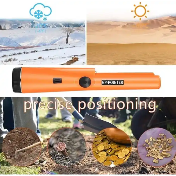 WingFly Metal Dedektörü Pinpointer Taşınabilir Metal Dedektörü IP66 Su Geçirmez Metal PinPointer Metal Dedektörü Junior Yüksek Hassas 360° Tarama Altın Paralar Metal Dedektörü Altın Para Avı Relics Takı için Metal Dedektörü