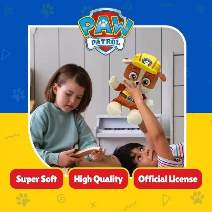 TY Rubble Paw Patrol çocuklar için yumuşak pelüş oyuncak, pelüş oyuncak, koleksiyon parçası, Beanie Babies serisi, standart