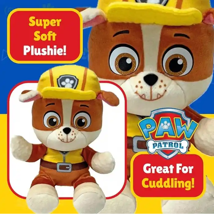 TY Rubble Paw Patrol çocuklar için yumuşak pelüş oyuncak, pelüş oyuncak, koleksiyon parçası, Beanie Babies serisi, standart