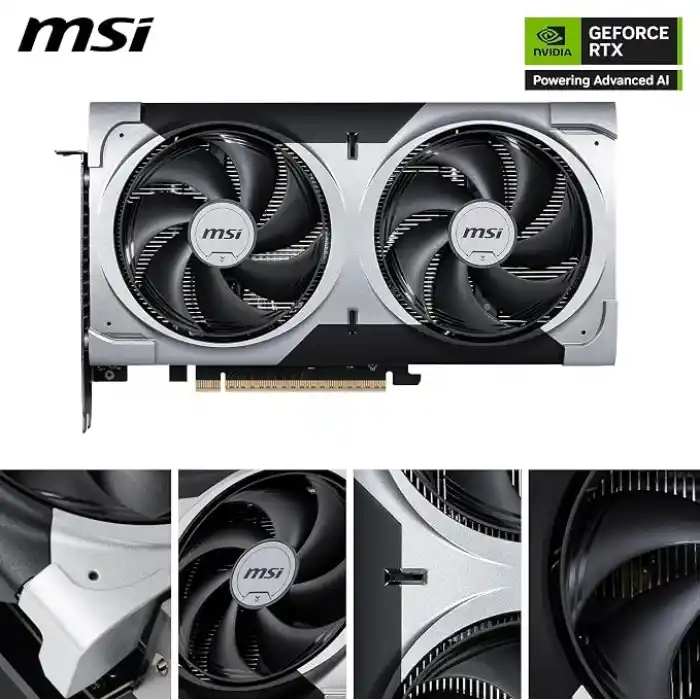MSI VGA GeForce RTX 5060 TI 8G VENTUS 2X OC PLUS RTX5060TI 8GB GDDR7 128B DX12 PCIE 5.0 X16 (3XDP 1XHDMI)