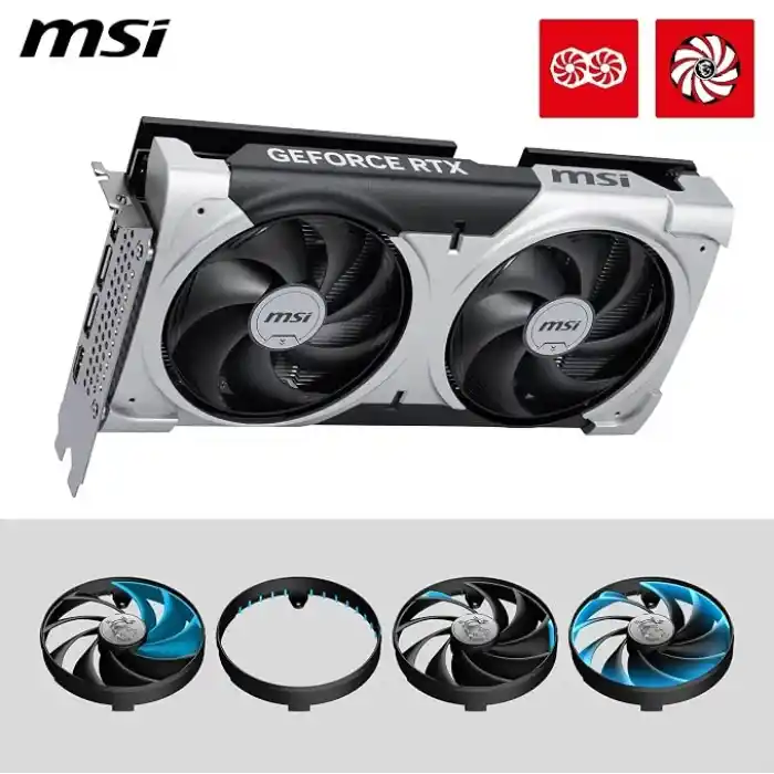 MSI VGA GeForce RTX 5060 TI 8G VENTUS 2X OC PLUS RTX5060TI 8GB GDDR7 128B DX12 PCIE 5.0 X16 (3XDP 1XHDMI)