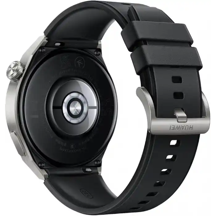 Huawei Watch GT 3 Pro 46mm Titanyum Kasa ve Siyah Kauçuk Kayış Akıllı Saat