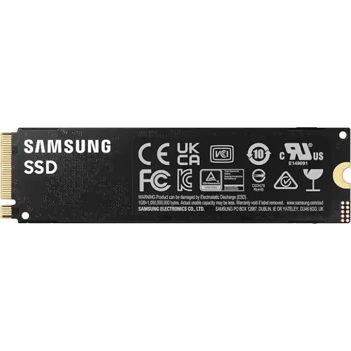 Samsung 990 PRO NVMe M.2 SSD, 4 TB, PCIe 4.0, 7.450 MB/s okuma, 6.900 MB/s yazma, dahili SSD, oyun ve video düzenleme için, MZ-V9P4T0BW
