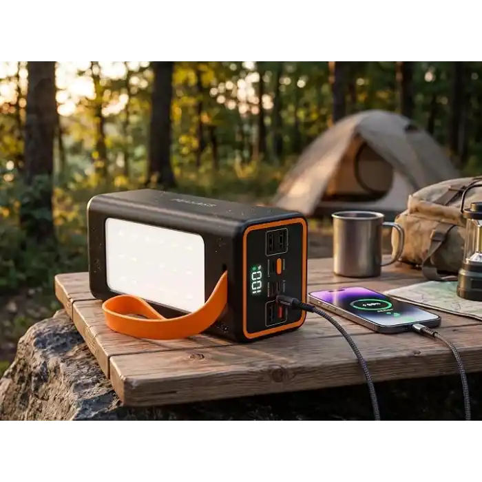 50000 mAh Taşınabilir Hızlı Şarj Cihazı (22.5W PD/QC), 4 USB + Type-C Çıkışlı, iPhone ve Android Uyumlu, LED Aydınlatmalı Yüksek Kapasiteli Powerbank