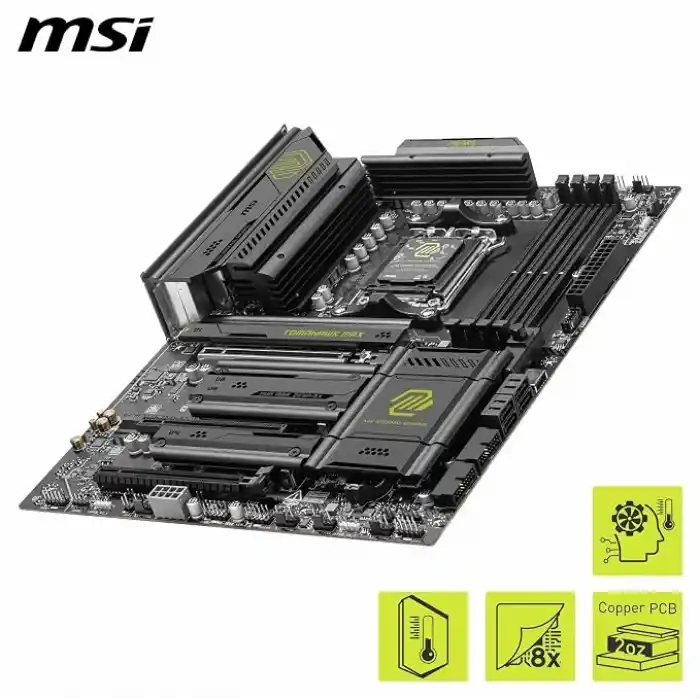 MSI MB MAG B850 TOMAHAWK MAX WIFI AM5 DDR5 8400MHZ(OC) HDMI 4x M.2 USB 10Gbs 5G LAN WI-FI 7 ATX