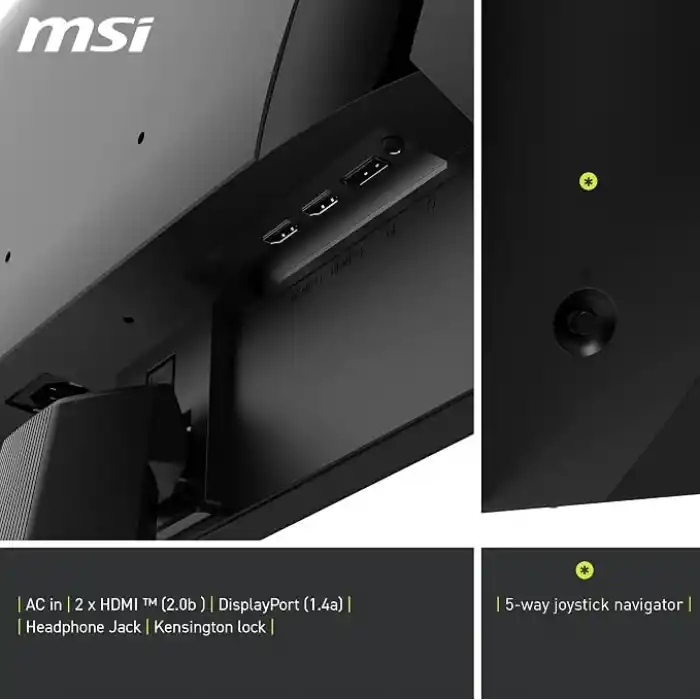 MSI 24.5 MAG 255XF, Gaming Monitör, FHD, 16:9 Flat, IPS, 300HZ, 0.5ms (GTG), Adaptive-Sync