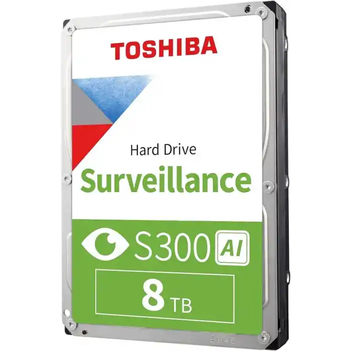 Toshiba MG10 8TB 7/24 Güvenlik ve Gözetim Yapay Zeka Destekli HDD 7200RPM 3.5 8TB S300 AI SATA-3 6GB/s 512MB