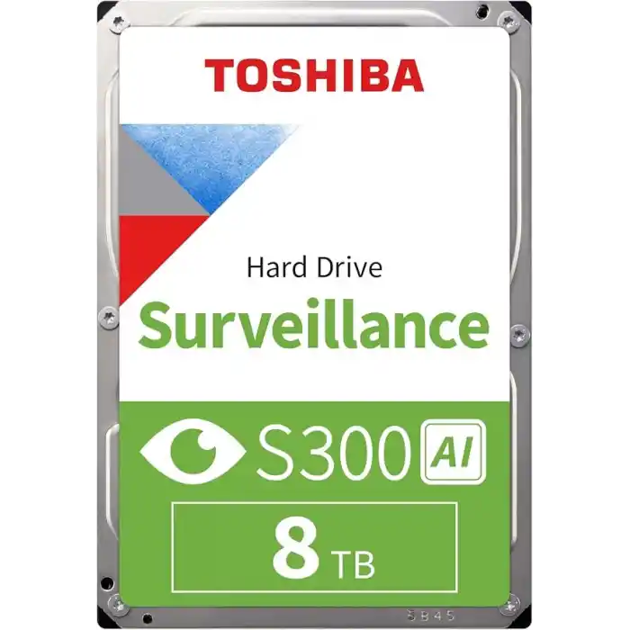 Toshiba MG10 8TB 7/24 Güvenlik ve Gözetim Yapay Zeka Destekli HDD 7200RPM 3.5 8TB S300 AI SATA-3 6GB/s 512MB