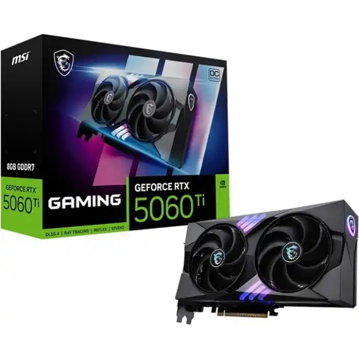MSI VGA GeForce RTX 5060 TI 8G GAMING OC RTX5060TI 8GB GDDR7 128B DX12 PCIE 5.0 X16 (3XDP 1XHDMI)