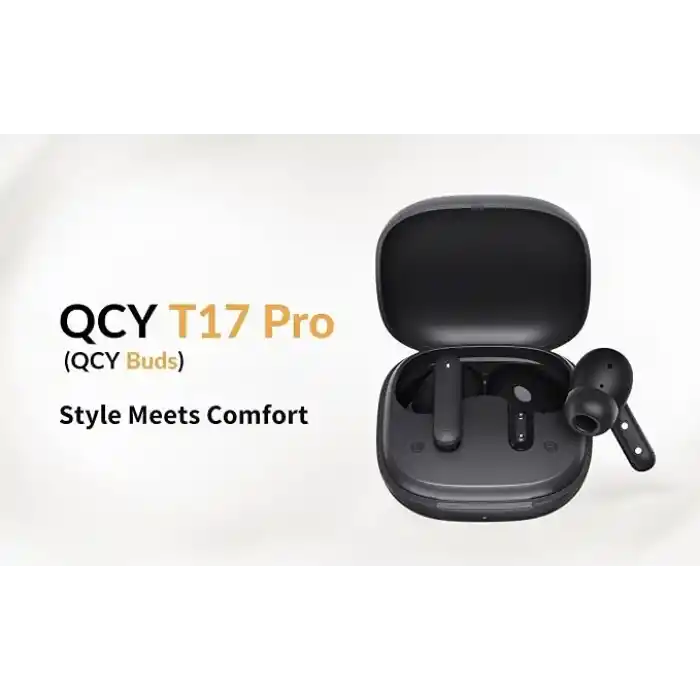 QCY Buds Bluetooth Kulaklık - Şık Tasarım - iPX4-35 Saat Ultra Uzun Pil Ömrü - Düşük Gecikme 0.06s -AI Beyaz