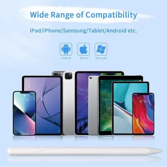 JXYHMY Dokunmatik Ekranlar için Stylus Kalemler, Manyetik Adsorpsiyonlu Evrensel İnce Noktalı iPad Kalemi iPhone/iPad/Samsung/Android/Tablet ve Diğer Dokunmatik Ekranlarla Uyumlu (Beyaz)
