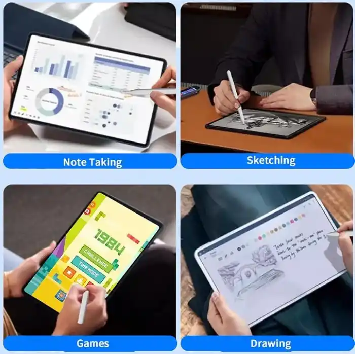 JXYHMY Dokunmatik Ekranlar için Stylus Kalemler, Manyetik Adsorpsiyonlu Evrensel İnce Noktalı iPad Kalemi iPhone/iPad/Samsung/Android/Tablet ve Diğer Dokunmatik Ekranlarla Uyumlu (Beyaz)