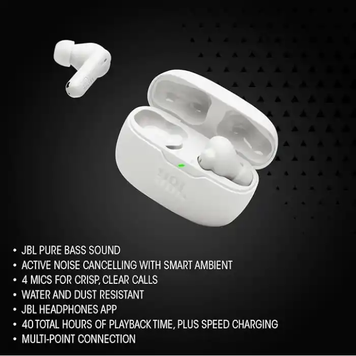 JBL Wave Beam2, Kablosuz Kulakiçi Kulaklık, IE, Pembe