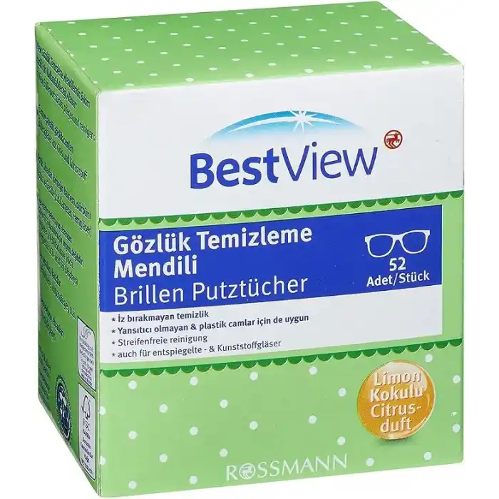 Best View Gözlük Temizleme Mendili 52 adet