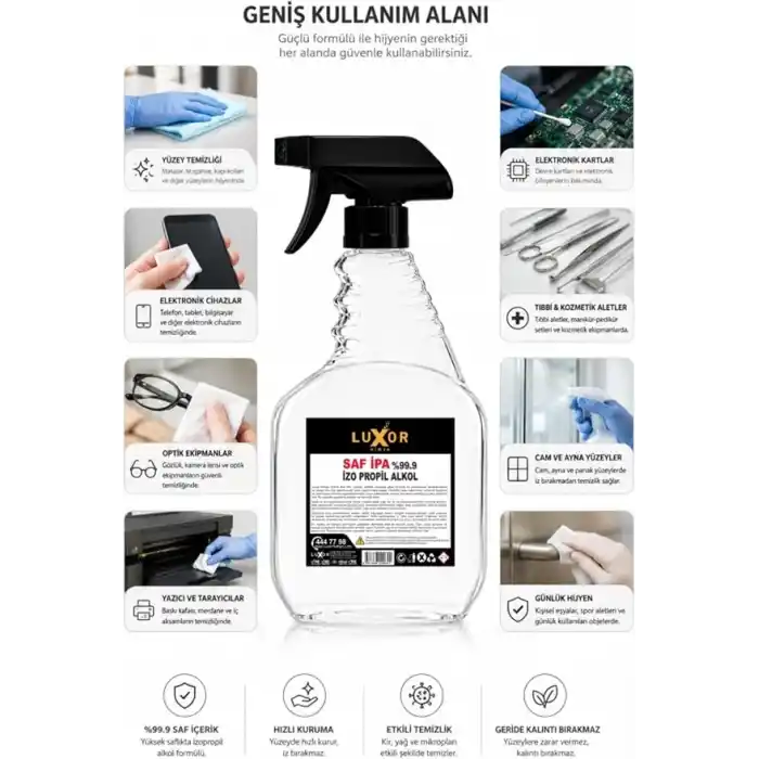 Saf İpa%99.9 İzopropil Alkol, 1 Lt, Spreyli TYC5C5A8BCDB572210
