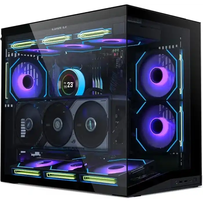 Lian Li O11 Dynamic Mini V2 Siyah Mid Tower ATX Kasa (G99.O11DMIV2X.00)
