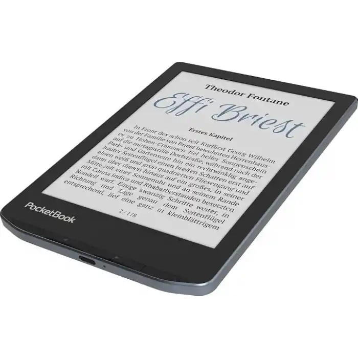 PocketBook Verse Pro Color 634 E-Kitap Okuyucu | 6 İnç E-Ink Kaleido 3 Renkli Ekran | 16 GB | Wi-Fi | Stormy Sea