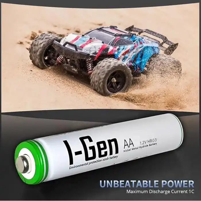I-Gen B108 8 Adet AA 2700 mAh Şarj Edilebilir Kalem Pil 1.2V Ni-MH Şarjlı Pil