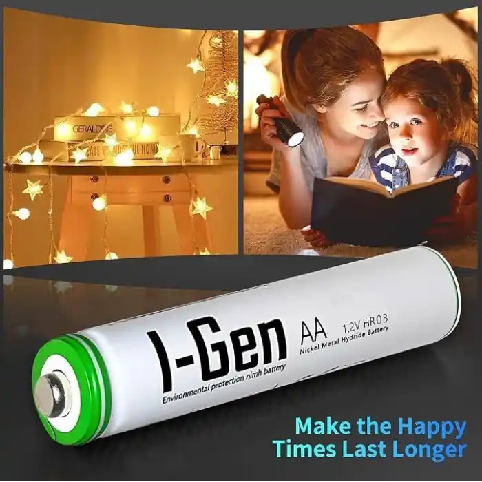 I-Gen B108 8 Adet AA 2700 mAh Şarj Edilebilir Kalem Pil 1.2V Ni-MH Şarjlı Pil
