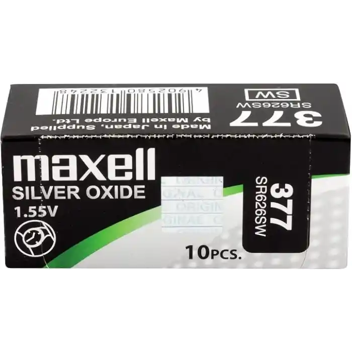 Maxell Sılver Oxide 377 SR626SW Pil 10lu Paket