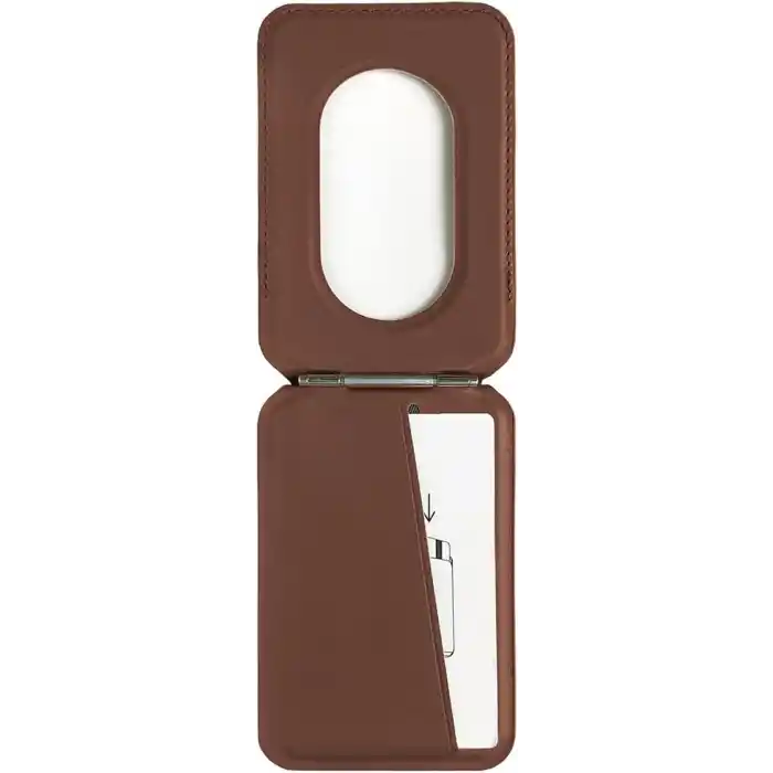URUCHI Mag-Safe Standlı Manyetik Cüzdan iPhone 17/16/15/14/13/12 Serileri ile Uyumlu, Güçlü Mıknatıslı Kartlık, RFID Korumalı, Premium Deri, 3 Kart Kapasiteli, İnce ve Hafif Tasarım – Siyah