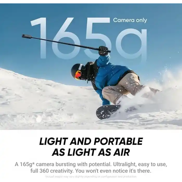 X4 Air 360° Action Camera Starter Bundle
