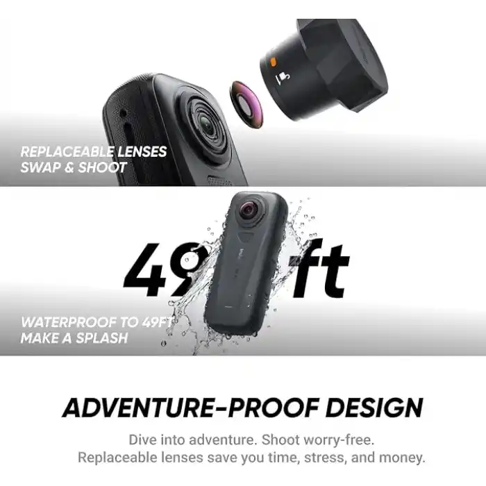 X4 Air 360° Action Camera Starter Bundle
