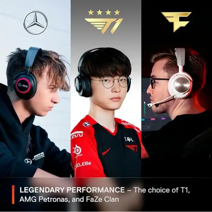 SteelSeries Arctis Nova Pro Wireless P Multi-Platform Gaming Kulaklık, Birinci Sınıf Hi-Fi Ses Sürücüleri, Aktif Gürültü Giderme, Clearcast Gen2 Mikrofon, PC, PS5, PS4, Switch, Mobil, Kablosuz