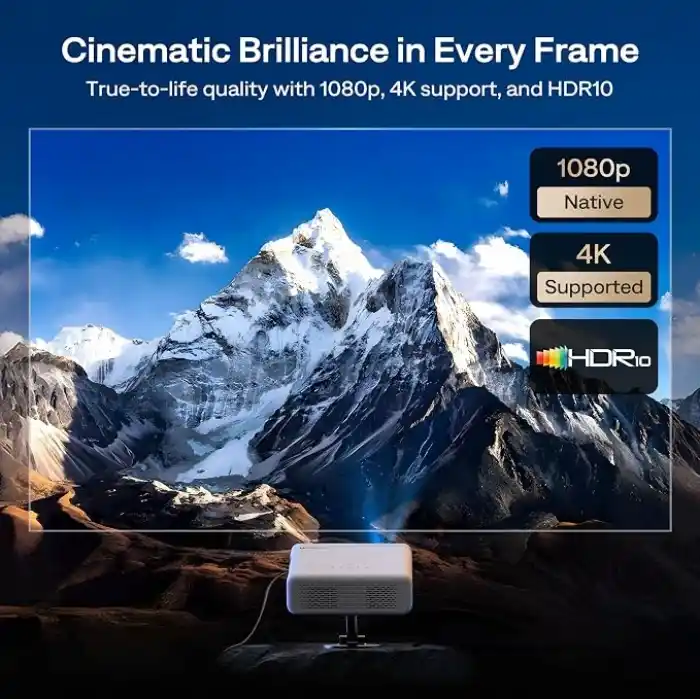 Aurzen Eazze D1G Google TV ve Dolby Audio özellikli projektör – ev sineması