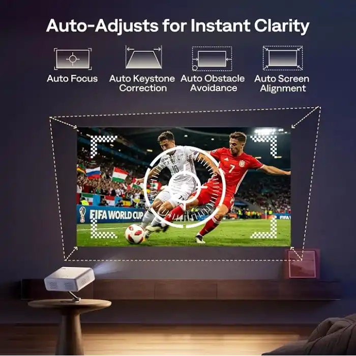 Aurzen Eazze D1G Google TV ve Dolby Audio özellikli projektör – ev sineması