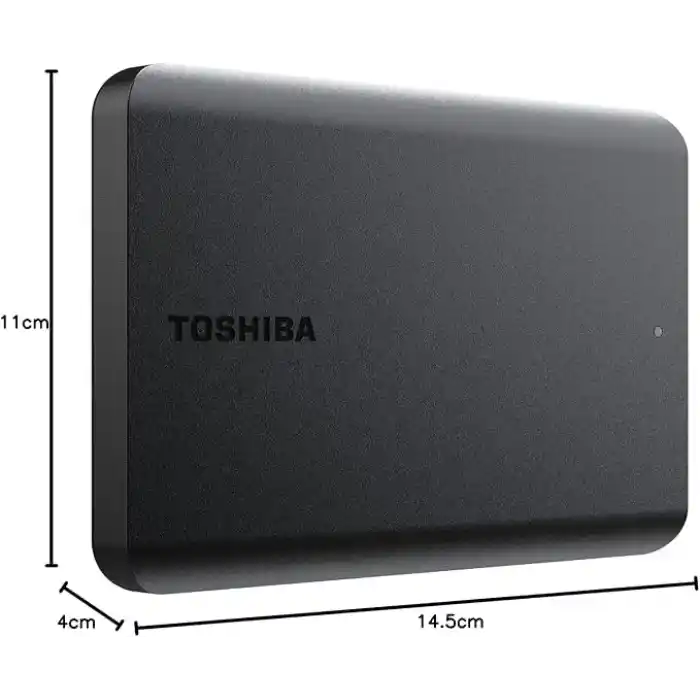 Toshiba 2TB Canvio Basic 2.5 Gen1 USB 3.2 Harici Harddisk (HDTB520EK3AA)