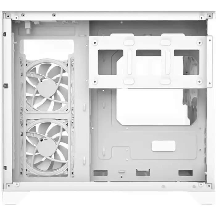 Nova Beyaz 3 Rgb Fanlı Temperli Cam Panel Boş m-ATX Gaming Oyuncu Bilgisayar Kasası