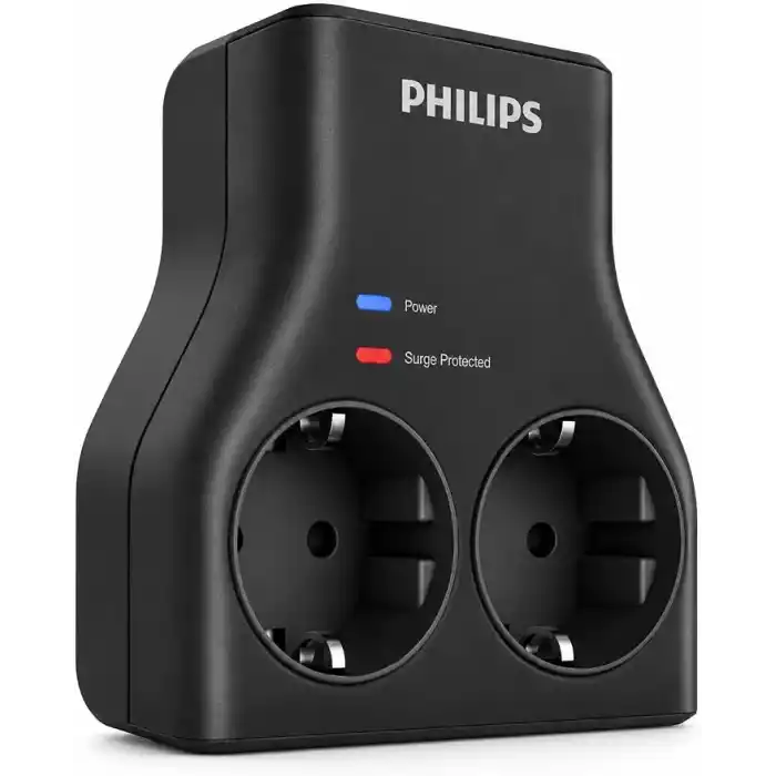 Philips CHP7022B/62 İkili Akım Korumalı Priz 1140J Aşırı Gerilim Koruma