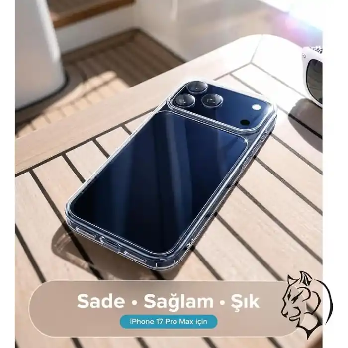 URUCHI Crystal Clear Şeffaf Kılıf, iPhone 18 Pro Max / 17 Pro Max ile Uyumlu, Darbelere Dayanıklı Sert PC Arka Yüzey, Kaymaz Tutuş, Kamera Korumalı, İnce ve Hafif Tasarım, Sararma Karşıtı (Şeffaf)
