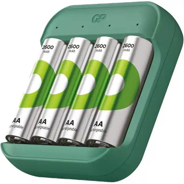GP Batteries B423 USB Pil Şarj Cihazı 4 Adet 2600 AA Kalem Pilli Set