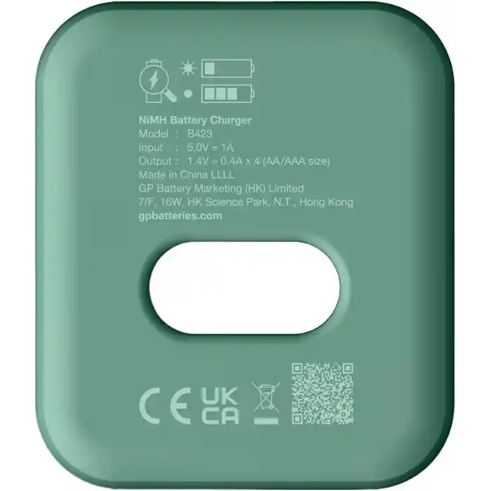 GP Batteries B423 USB Pil Şarj Cihazı 4 Adet 2600 AA Kalem Pilli Set